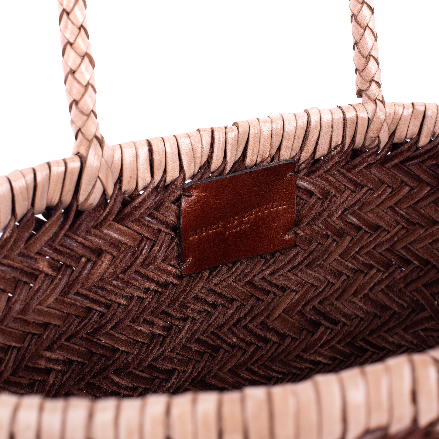 Basket Bag Chocolate and Cream