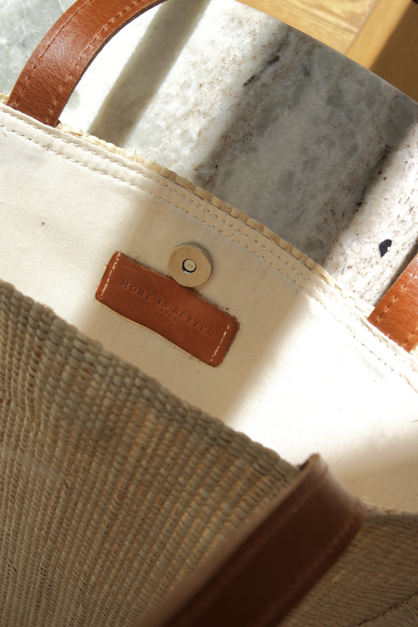 Fringed Raffia Tote Bag
