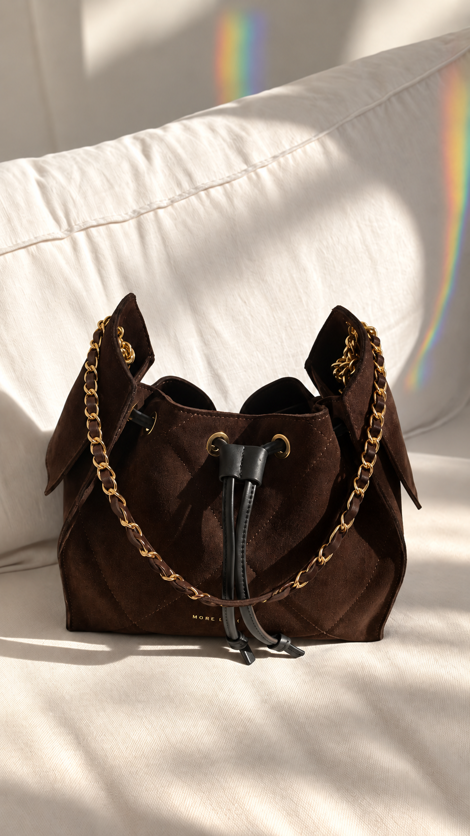 Sienna Suede Bucket Bag