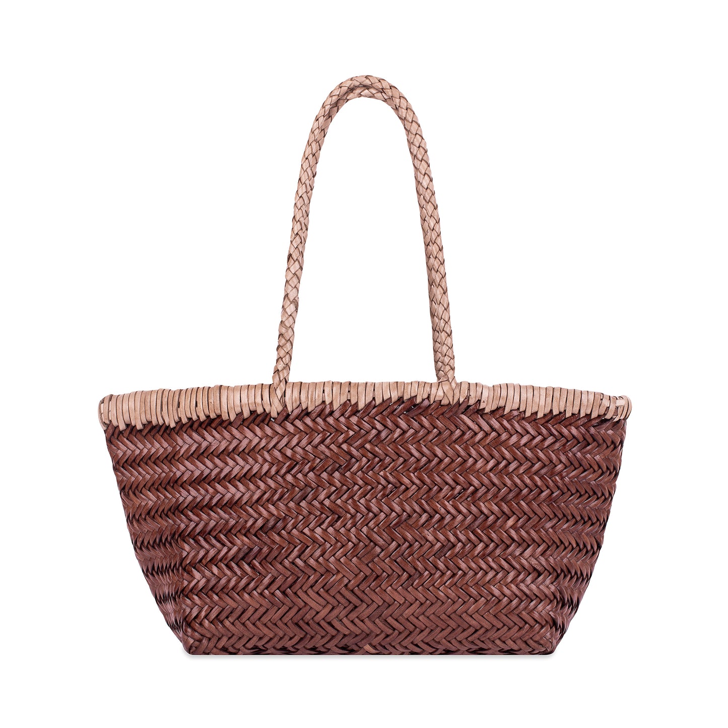 Basket Bag Chocolate and Cream