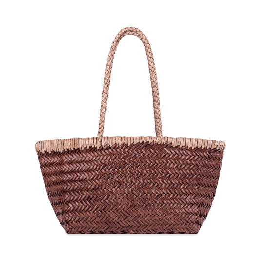 Basket Bag Chocolate and Cream