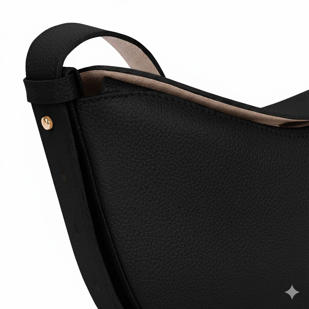 Mini Halfmoon Bag - Black