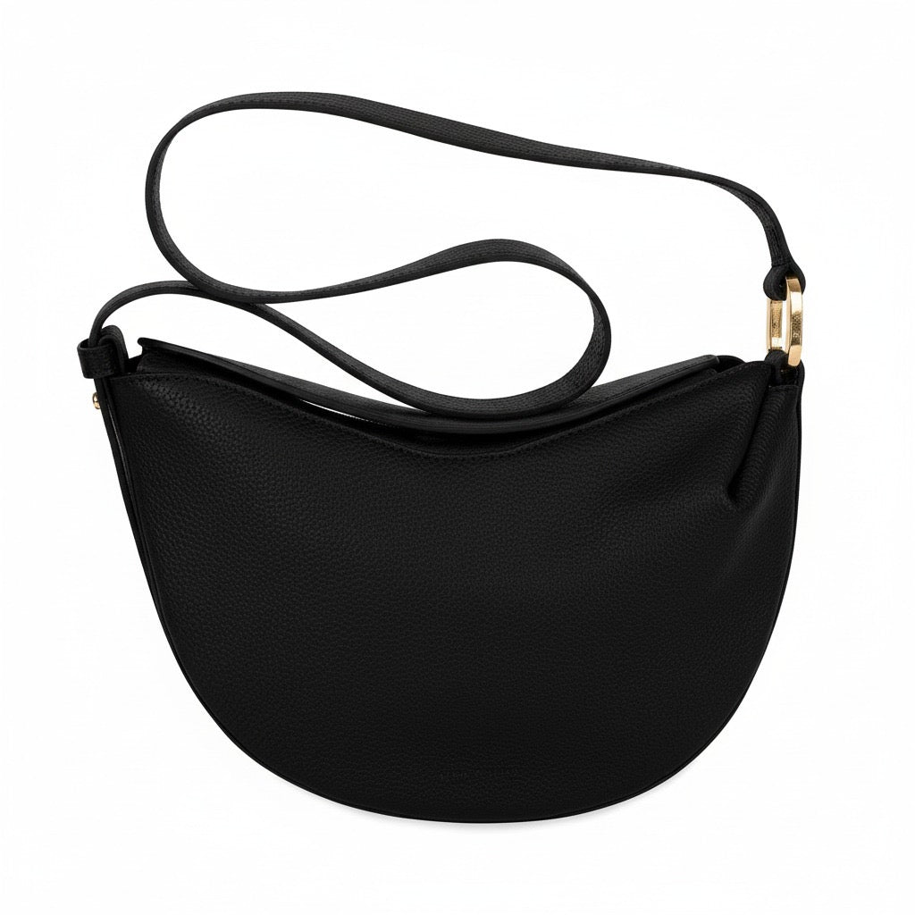 Mini Halfmoon Bag - Black