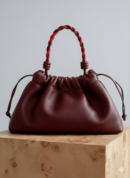 Large Alva In Burgundy