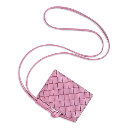 Braid card holder  Pink