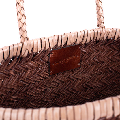Basket Bag Chocolate and Cream