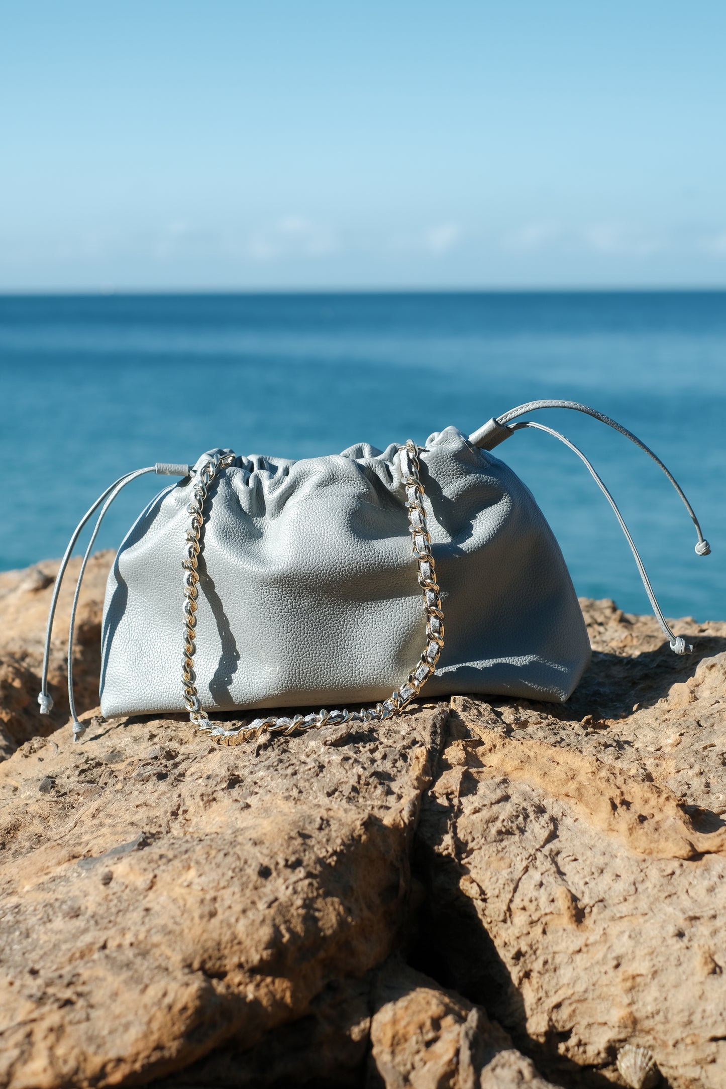 Medium Shell Grey Alva bag