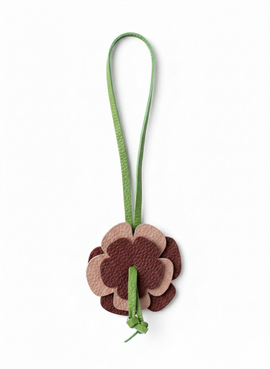 Poppy Calfskin Charm