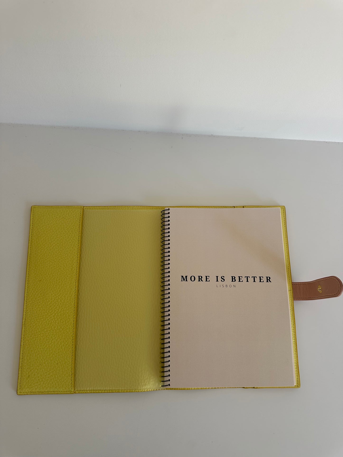 Yellow notebook