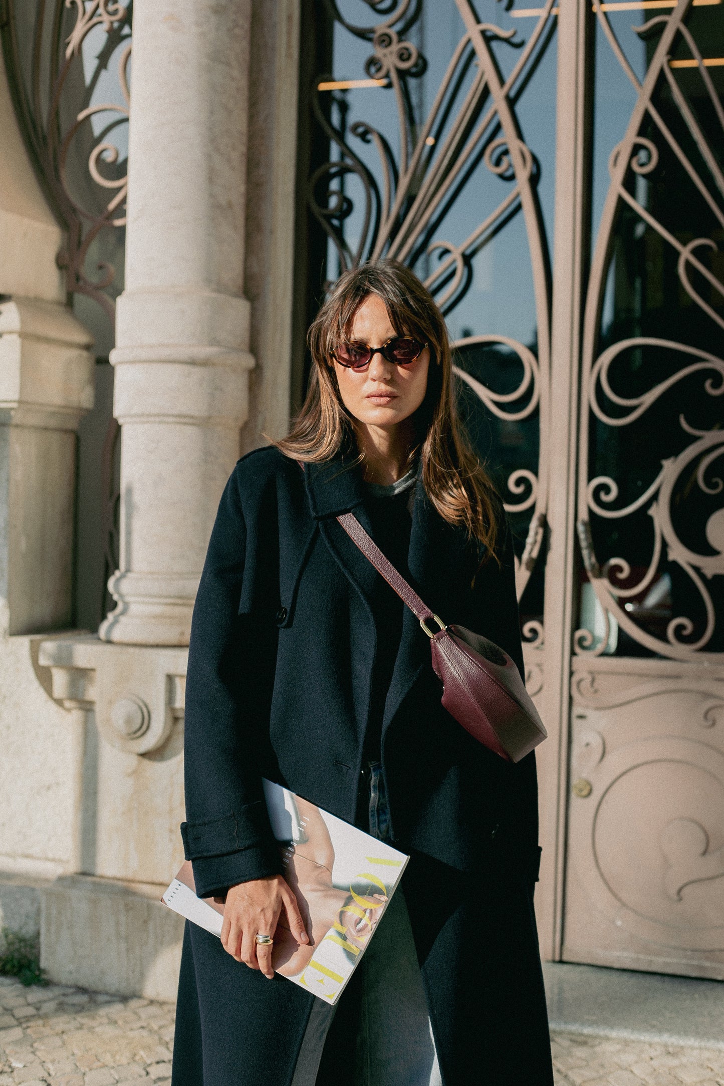 Mini  Halfmoon Burgundy