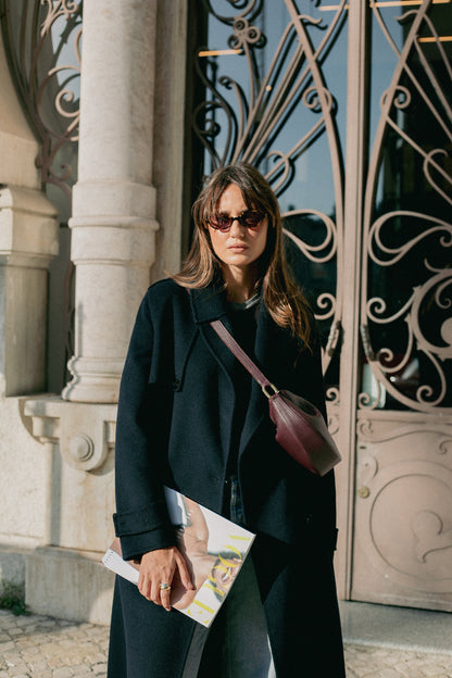 Mini  Halfmoon Burgundy