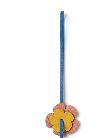 Poppy Calfskin Charm