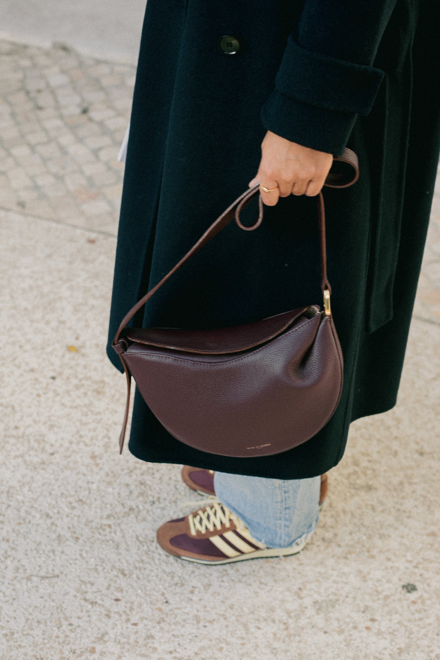 Mini  Halfmoon Burgundy