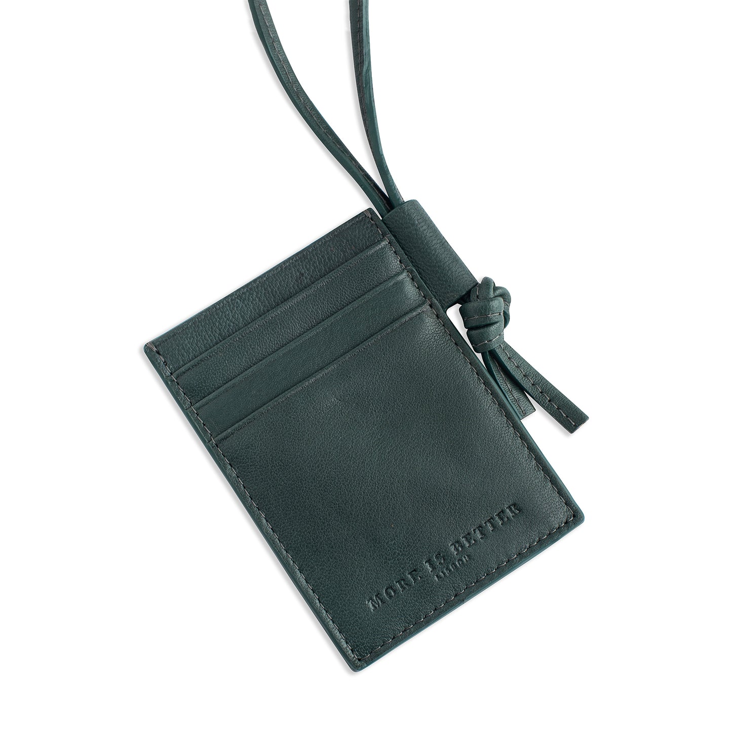 Braid card holder  green