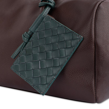 Braid card holder  green
