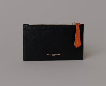 Coin Card Holder Wallet Black