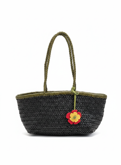 Poppy Calfskin Charm