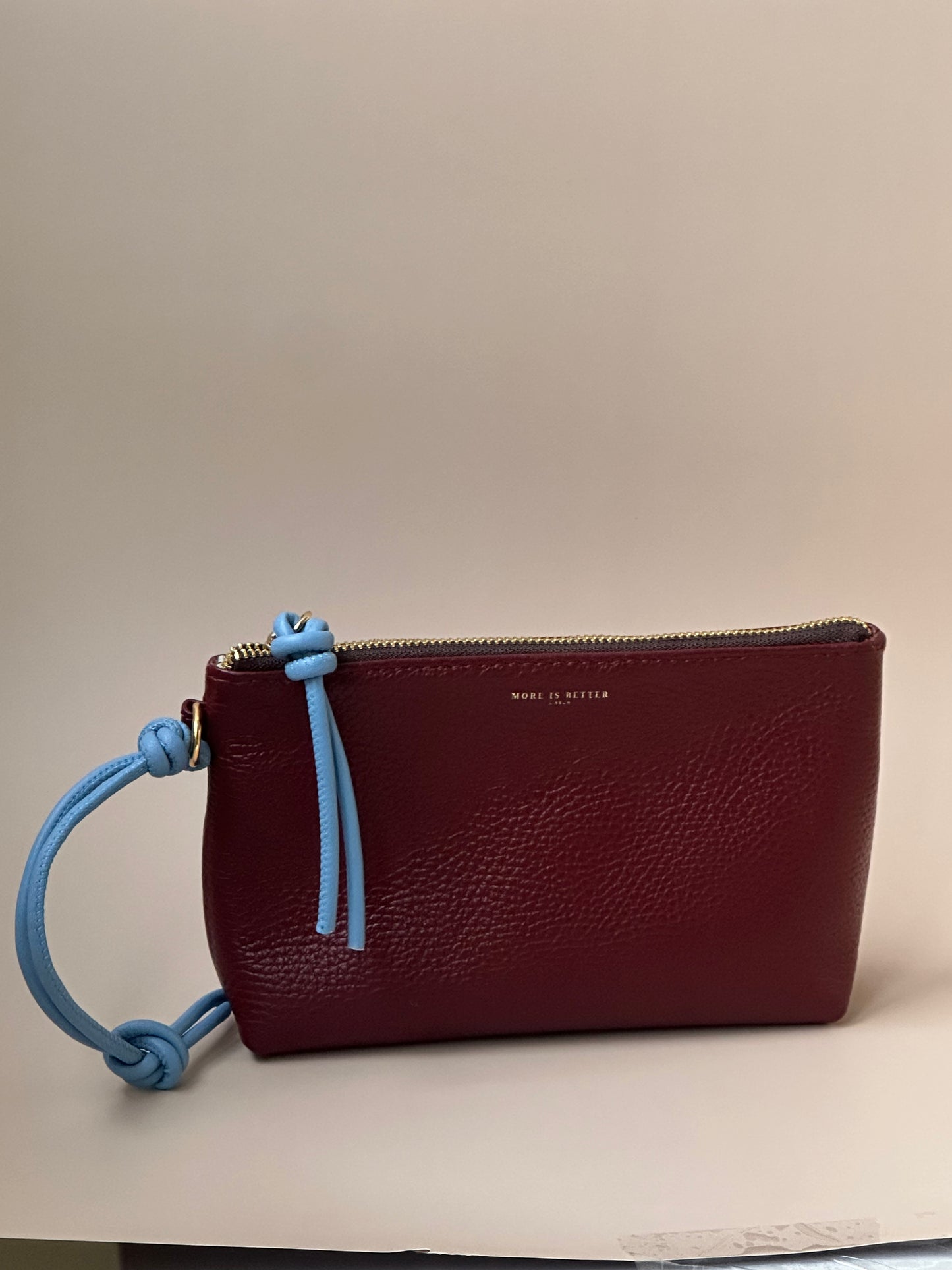 Knot Bordeaux Pouch