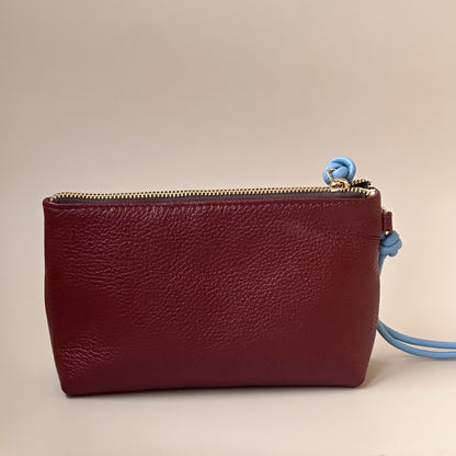 Knot Bordeaux Pouch