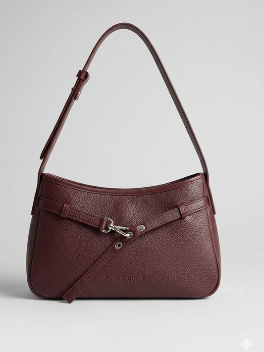 Mathilde Burgundy Bag