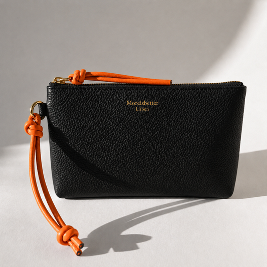 Knot Black Makeup bag