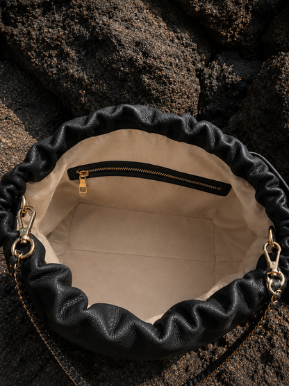 Medium Black Alva bag