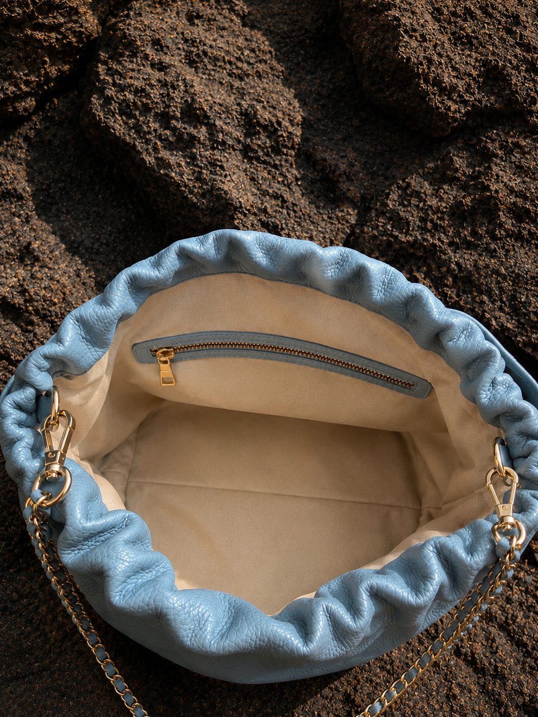 Medium Shell Grey Alva bag