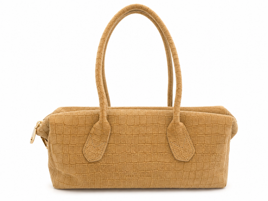 West Bag Croc - Effect Suede