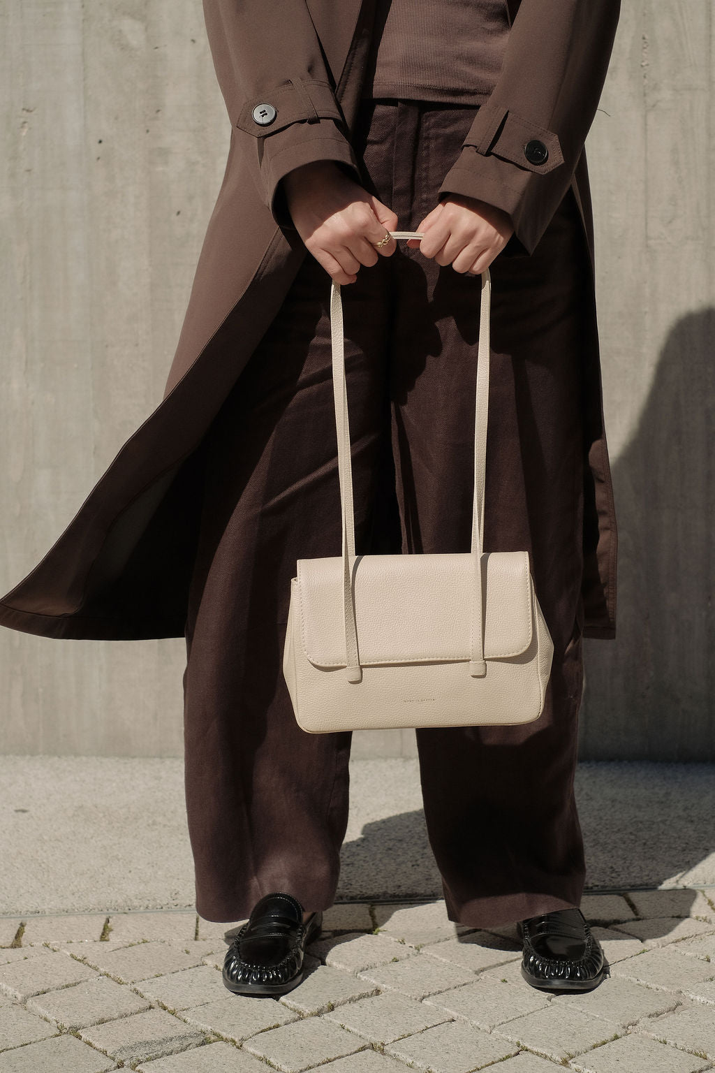 Small City Bag in Cream