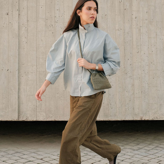 Woven Mini Mini Alva olive