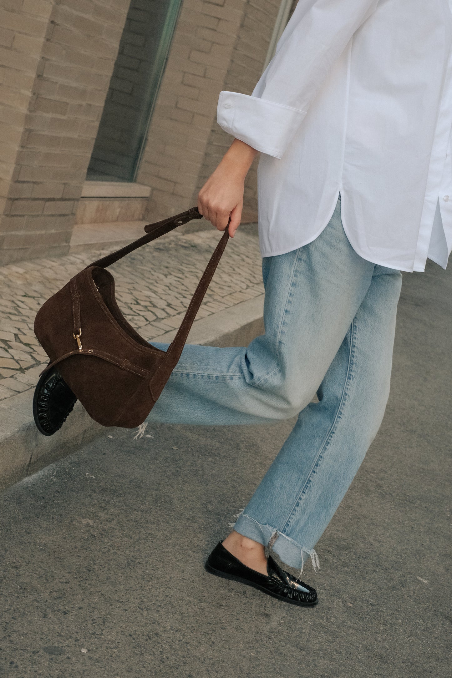 Mathilde Suede Bag