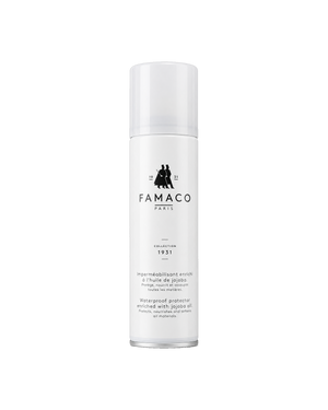 FAMACO Paris waterproof protector spray with jojoba oil for leather, suede and nubuck